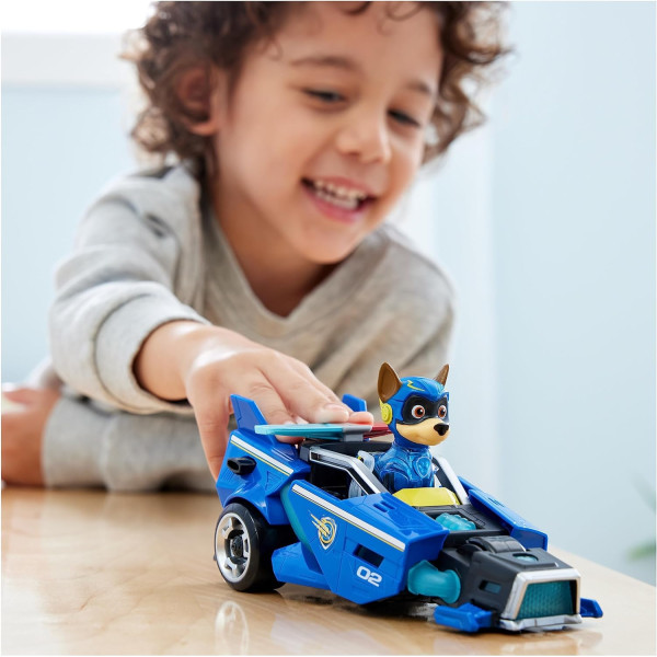 Щенячий патруль Мегакіно Автомобіль Чейза Суперцуценята Paw Patrol The Mighty Movie Chase Mighty Pups Car Spin Master (6067507)