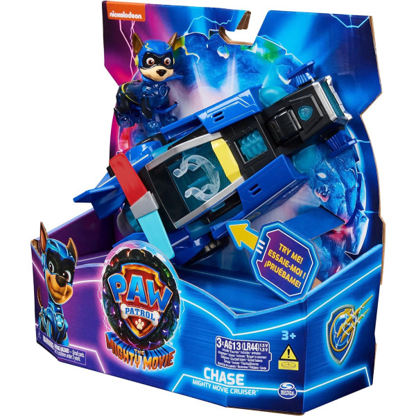 Щенячий патруль Мегакіно Автомобіль Чейза Суперцуценята Paw Patrol The Mighty Movie Chase Mighty Pups Car Spin Master (6067507)