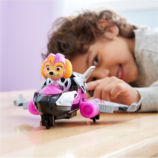 Щенячий патруль Могутні цуценята Мегакіно Літак Скай Paw Patrol The Mighty Movie Airplane Skye Mighty Pups Spin Master (6067506)