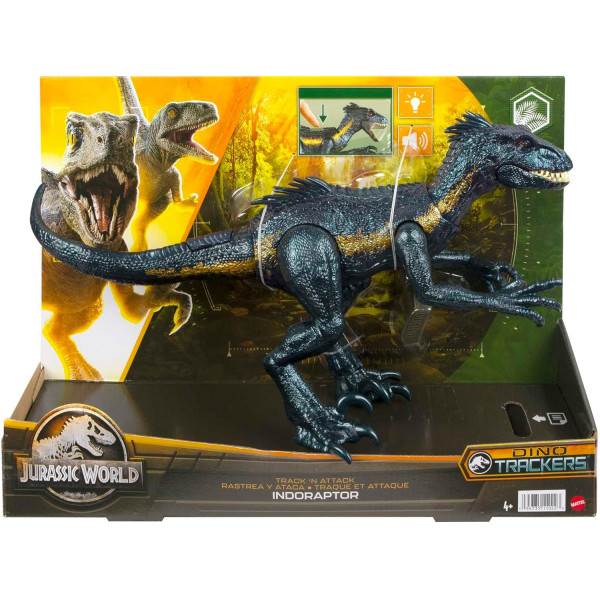 Динозавр Индораптор Мир Юрского Периода Jurassic World Track N Attack Indoraptor Dinosaur Mattel (HKY11)