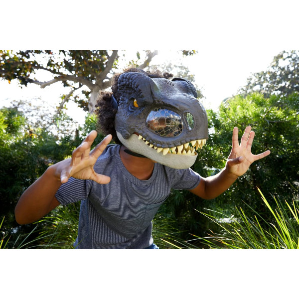 Маска Динозавра Тиранозавр Рекс Світ Юрського періоду зі звуком Jurassic World Tyrannosaurus Rex Dinosaur Mask Mattel (GWD71)