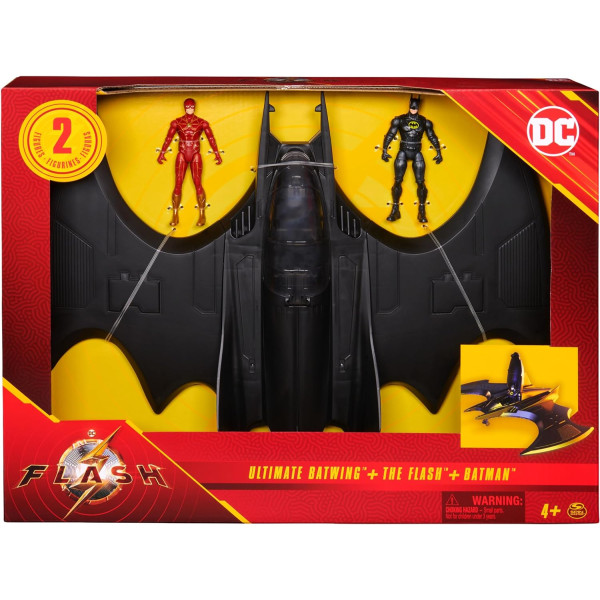Бетлітак з фігурками Бетмена та Флеша DC Comics The Flash Ultimate Batwing Set The Flash and Batman (6065270)