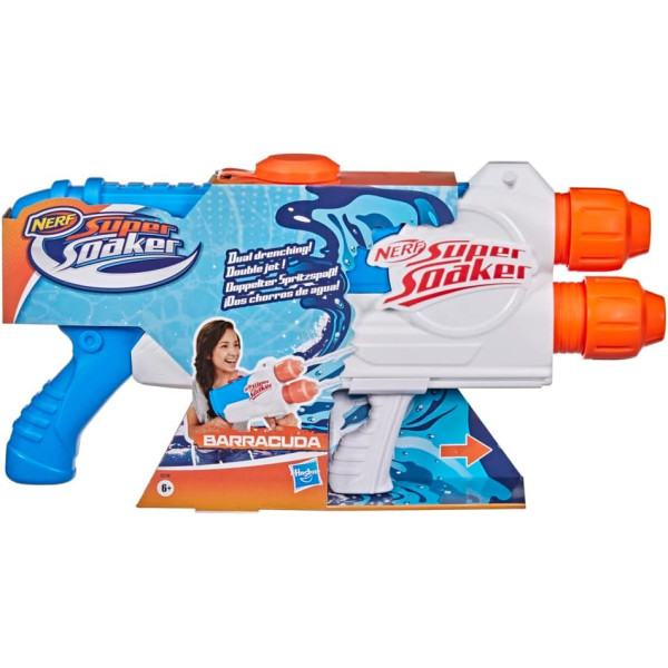 Водний бластер Нерф Супер Сокер Барракуда Nerf Super Soaker Barracuda Hasbro (E2770)