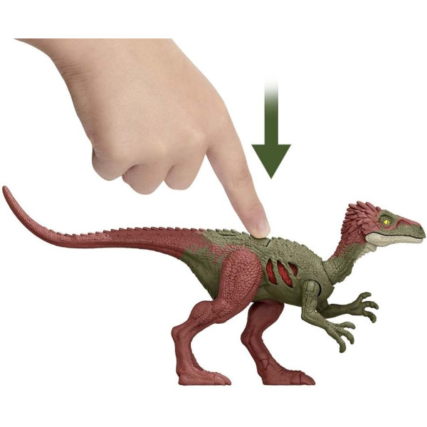 Динозавр Целюр Світ Юрського Періоду Jurassic World Dinosaur Coelurus Extreme Damage Mattel (GWN16)