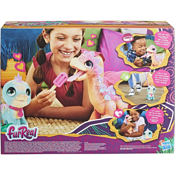 Інтерактивна іграшка Динозаври Діно FurReal Snackin Sally’s Ice Cream Party Electronic Pet Hasbro (F6360)