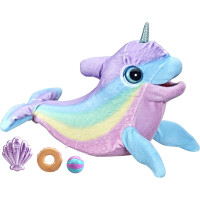 Інтерактивна іграшка грайливий райдужний Нарвал Вейві FurReal Wavy The Narwhal Interactive Animatronic Plush Toy Hasbro (F2604)
