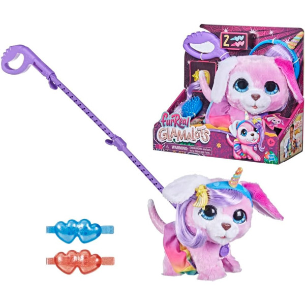 Інтерактивна іграшка Гламурний вихованець цуценя на повідку FurReal Glamalots Interactive Pet Hasbro (F1544)