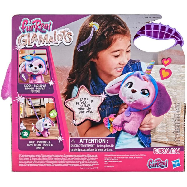 Інтерактивна іграшка Гламурний вихованець цуценя на повідку FurReal Glamalots Interactive Pet Hasbro (F1544)