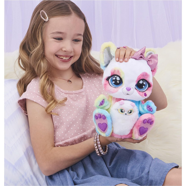 Інтерактивна плюшева іграшка Райдужна Панда Peek-A-Roo Interactive Rainbow Panda Plush Toy Spin Master (6063099)
