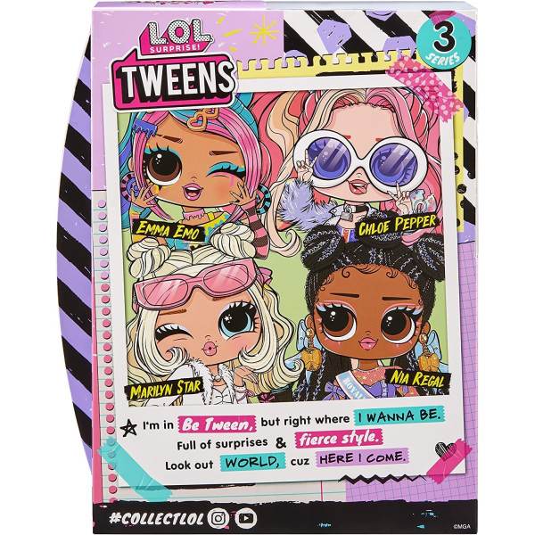 Лялька ЛОЛ Сюрприз Нія Рігал LOL Surprise Tweens Series 3 Nia Regal 15 Surprises (584087)