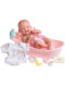 Лялька пупс Ла Ньюборн з ванною La Newborn Deluxe Smiling Vinyl Layette Deluxe Bathtub Gift Set JC Toys (18570)