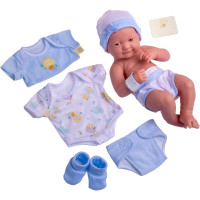 Кукла пупс Ла Ньюборн Мальчик La Newborn Nursery Layette Baby Smiling Boy JC Toys (18551А)
