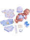 Лялька пупс Ла Ньюборн Хлопчик La Newborn Nursery Layette Baby Smiling Boy JC Toys (18551А)
