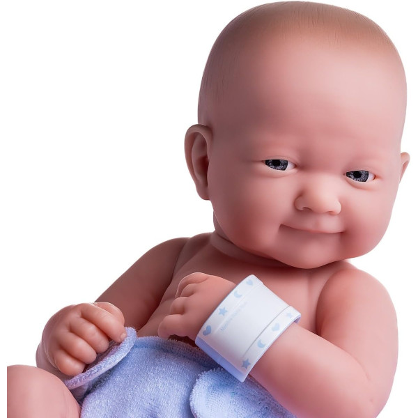 Лялька пупс Ла Ньюборн Хлопчик La Newborn Nursery Layette Baby Smiling Boy JC Toys (18551А)