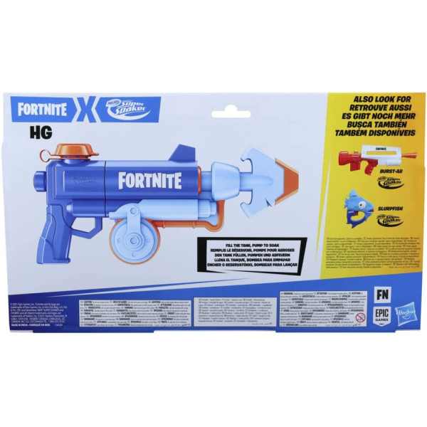 Водяний бластер Нерф Супер Сокер Фортнайт Nerf Super Soaker Fortnite HG Water Blaster Hasbro (F2560)