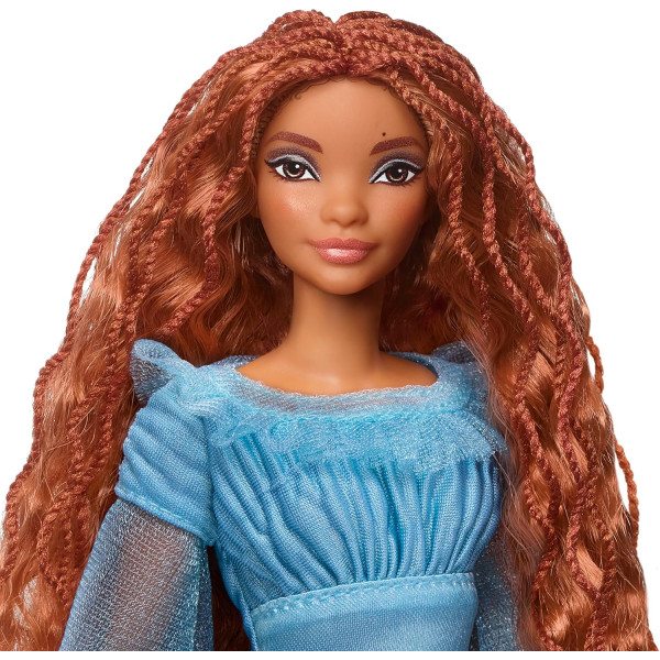 Лялька Дісней Аріель Русалонька в блакитній сукні Disney The Little Mermaid Ariel on Land Mattel (HLX09)