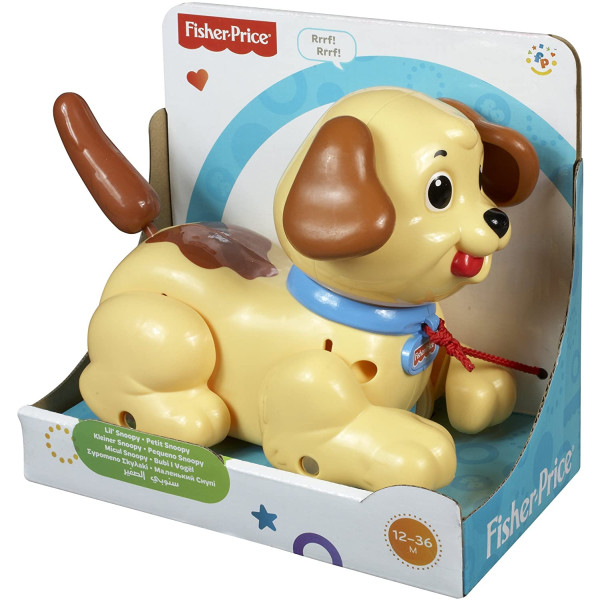 Щеня Фішер-Прайс Малюк Снупі Fisher-Price Brilliant Basics Lil Snoopy (H9447)
