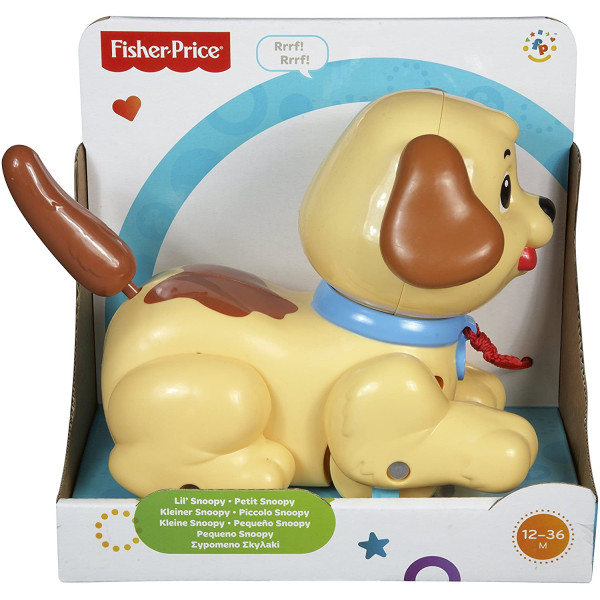 Щеня Фішер-Прайс Малюк Снупі Fisher-Price Brilliant Basics Lil Snoopy (H9447)