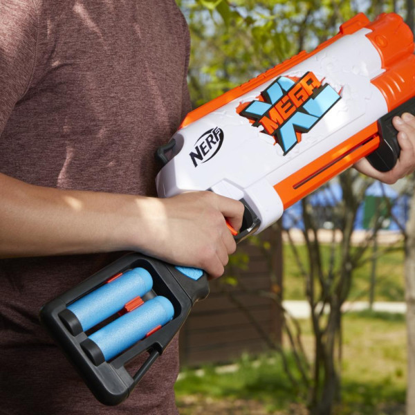 Бластер Нерф Мега ХЛ Подвійний руйнівник Nerf Mega XL Double Crusher Blaster Hasbro (F1593)