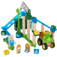 Дерев'янний конструктор Центр переробки Fisher Price Wonder Makers System Design Lift Sort Recycling Center (GFJ12)