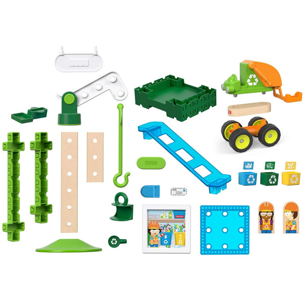 Дерев'янний конструктор Центр переробки Fisher Price Wonder Makers System Design Lift Sort Recycling Center (GFJ12)
