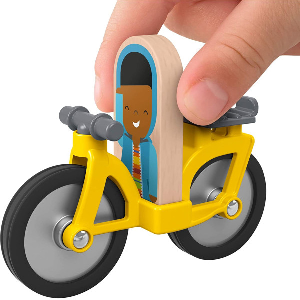 Дерев'яний конструктор Шкільный двір Fisher-Price Wonder Makers Design System Slide & Ride Schoolyard (GGV82)