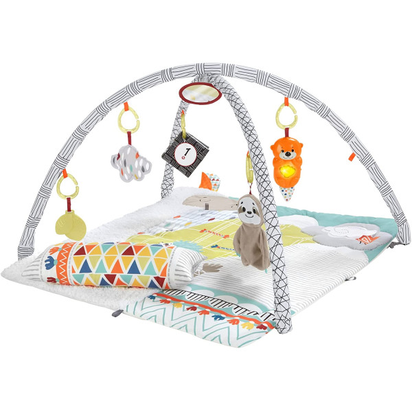 Ігровий розвиваючий килимок Фішер прайс Перші відчуття малюка Fisher-Price Perfect Sense Deluxe Gym (GKD45)
