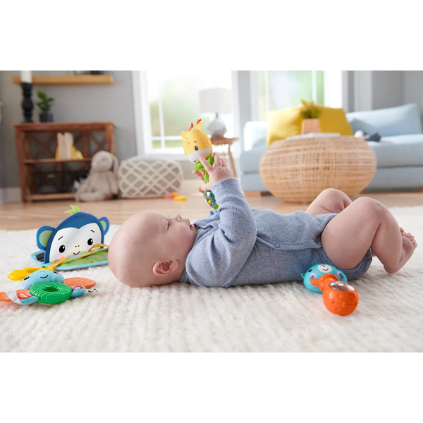 Ігровий набір Фішер Прайс Розвиток відчуттів Fisher-Price Hello Senses Play Kit (HFJ92)