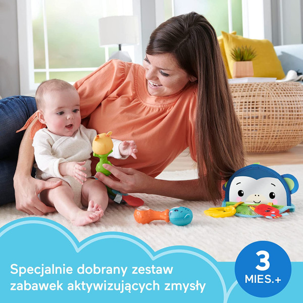 Ігровий набір Фішер Прайс Розвиток відчуттів Fisher-Price Hello Senses Play Kit (HFJ92)