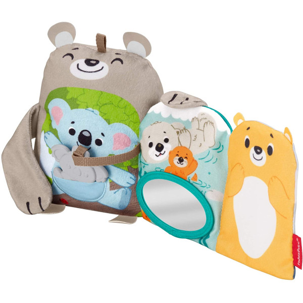 М'яка іграшка Развиваюча книжка Фішер-Прайс Лісові друзі Fisher-Price Sit and Snuggle Activity Book (GJD37)
