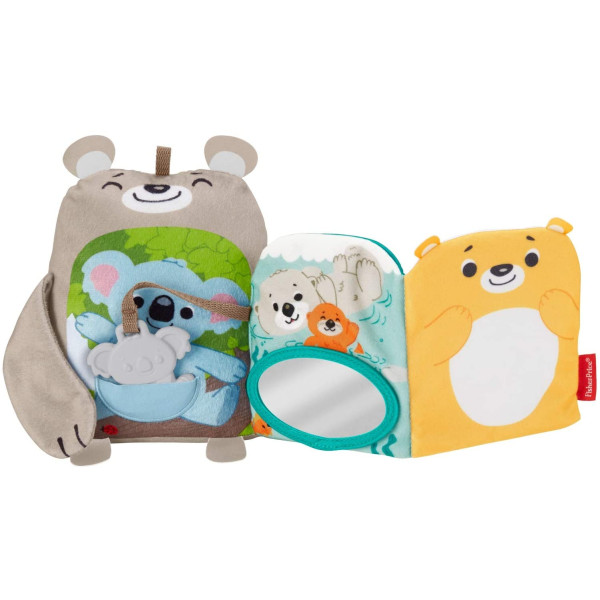 М'яка іграшка Развиваюча книжка Фішер-Прайс Лісові друзі Fisher-Price Sit and Snuggle Activity Book (GJD37)