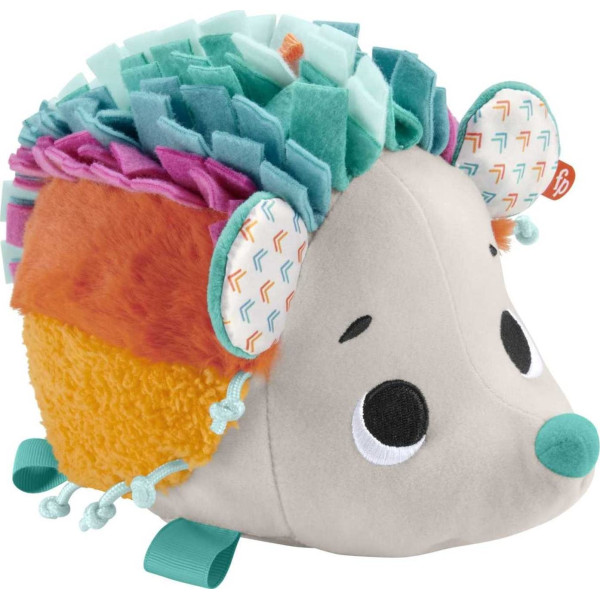 М'яка іграшка Кольоровий їжачок Фішер-Прайс Fisher-Price Cuddle n' Snuggle Hedgehog Plush Toy (HBP42)