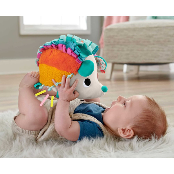 М'яка іграшка Кольоровий їжачок Фішер-Прайс Fisher-Price Cuddle n' Snuggle Hedgehog Plush Toy (HBP42)