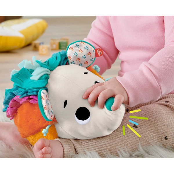 М'яка іграшка Кольоровий їжачок Фішер-Прайс Fisher-Price Cuddle n' Snuggle Hedgehog Plush Toy (HBP42)
