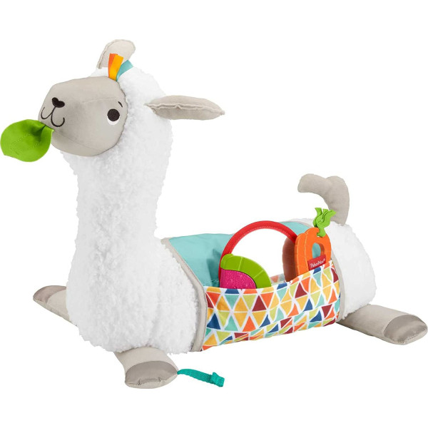М'яка іграшка для гри на животику Лама Фішер-Прайс Fisher-Price Grow-with-Me Tummy Time Plush Llama Baby Toy (GLK39)