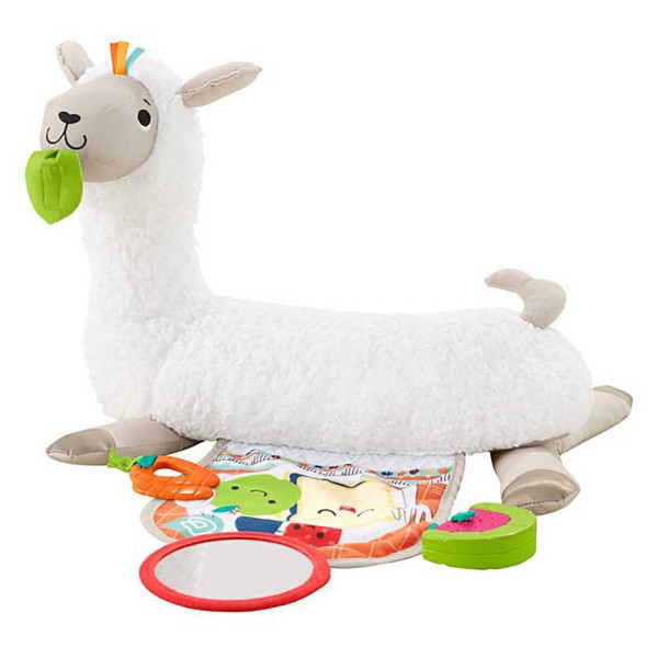М'яка іграшка для гри на животику Лама Фішер-Прайс Fisher-Price Grow-with-Me Tummy Time Plush Llama Baby Toy (GLK39)