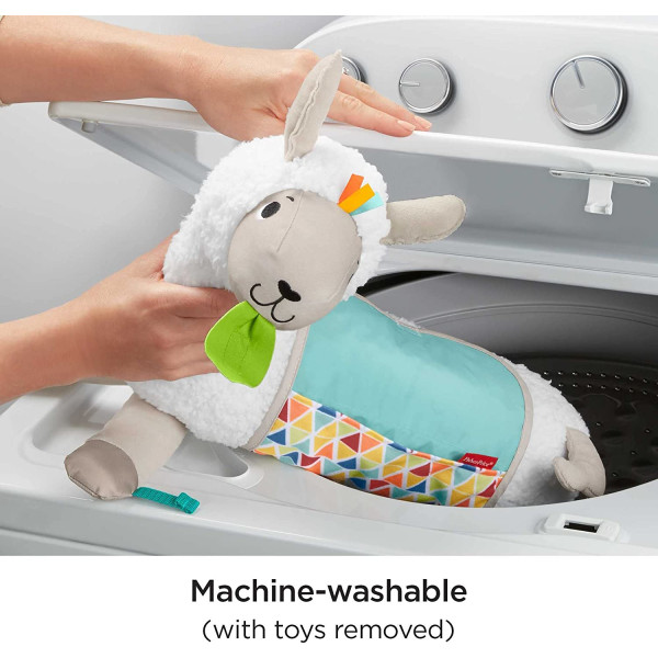 М'яка іграшка для гри на животику Лама Фішер-Прайс Fisher-Price Grow-with-Me Tummy Time Plush Llama Baby Toy (GLK39)