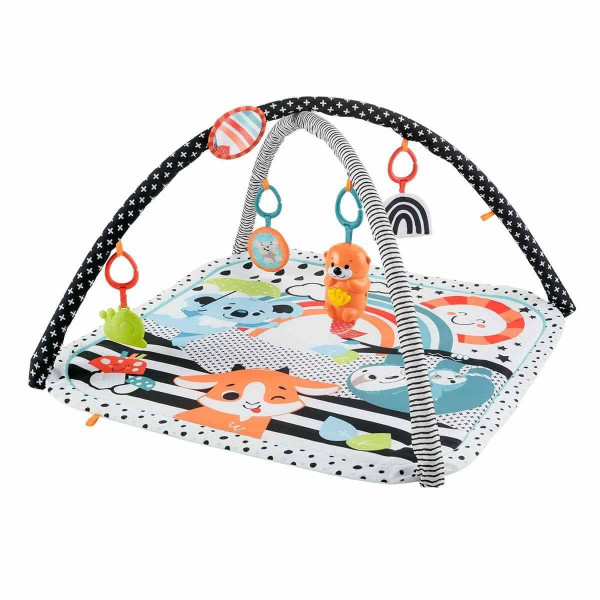 Ігровий розвиваючий килимок 3 в 1 Фішер прайс Веселі розваги Fisher-Price 3-in-1 Music, Glow and Grow Gym (HBP41)