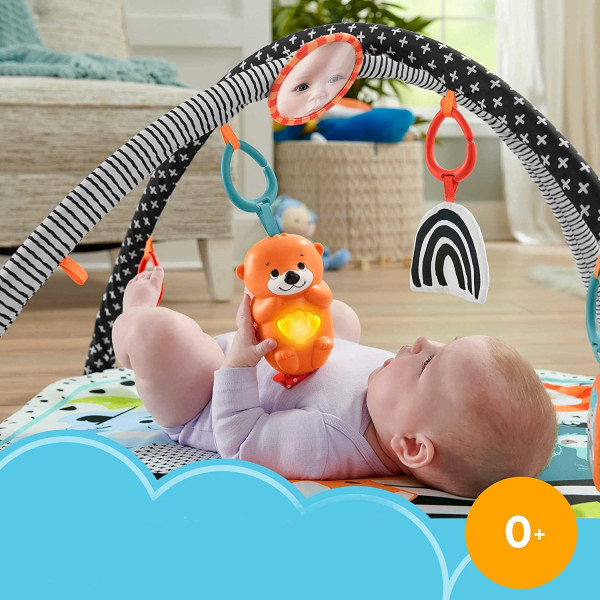 Ігровий розвиваючий килимок 3 в 1 Фішер прайс Веселі розваги Fisher-Price 3-in-1 Music, Glow and Grow Gym (HBP41)