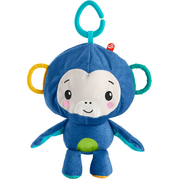 Підвіска - іграшка на дитячу коляску Фішер-Прайс Мавпеня Fisher-Price Activity Monkey and Ball (GRR32)