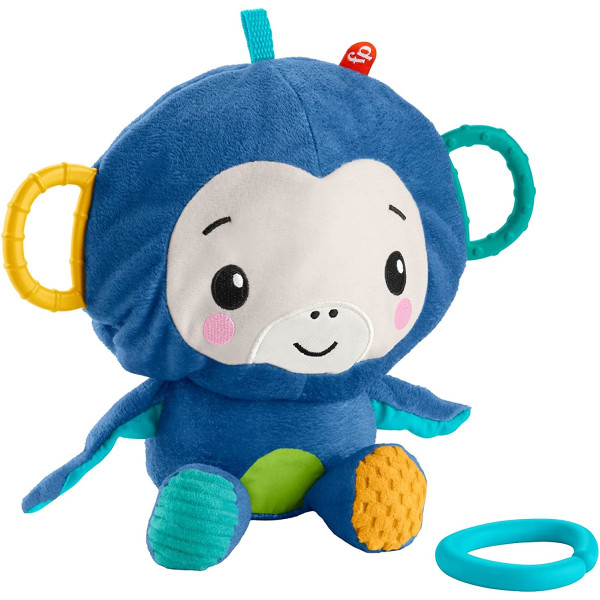 Підвіска - іграшка на дитячу коляску Фішер-Прайс Мавпеня Fisher-Price Activity Monkey and Ball (GRR32)