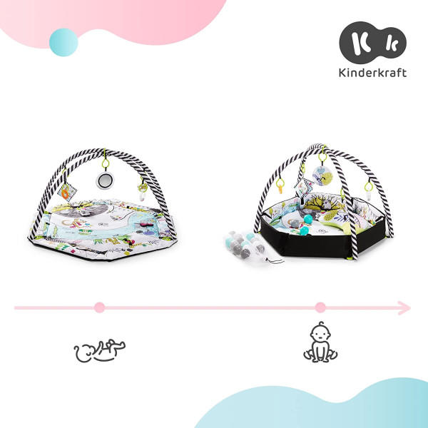 Ігровий розвивальний килимок 2 в 1 Kinderkraft Smartplay Play Mat (KKZSMART000000)