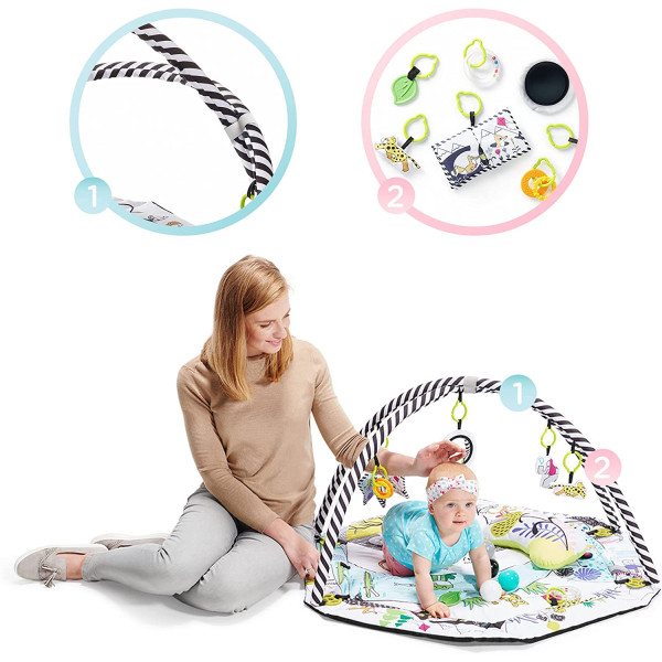 Ігровий розвивальний килимок 2 в 1 Kinderkraft Smartplay Play Mat (KKZSMART000000)