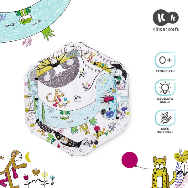 Ігровий розвивальний килимок 2 в 1 Kinderkraft Smartplay Play Mat (KKZSMART000000)