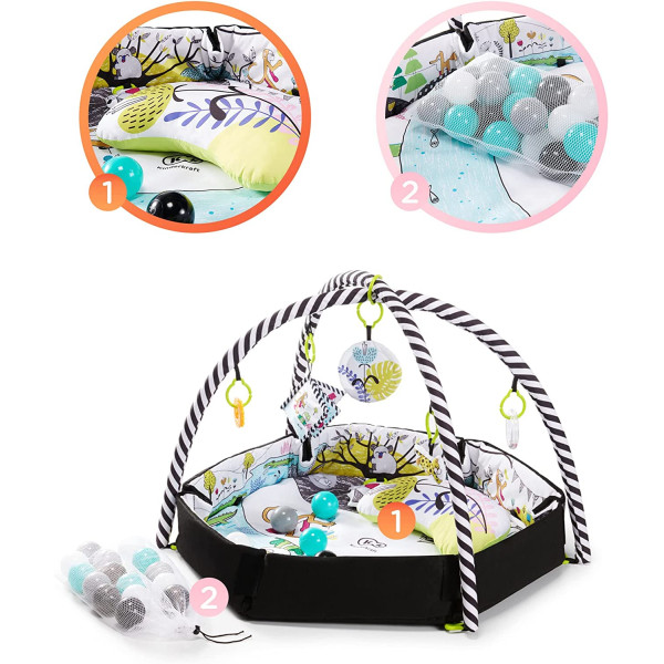 Ігровий розвивальний килимок 2 в 1 Kinderkraft Smartplay Play Mat (KKZSMART000000)