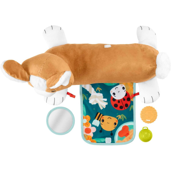 М'яка іграшка для гри на животику Цуценя 3 в 1 Фішер-Прайс Fisher-Price 3-in-1 Plush Puppy Tummy Wedge (HJW10)
