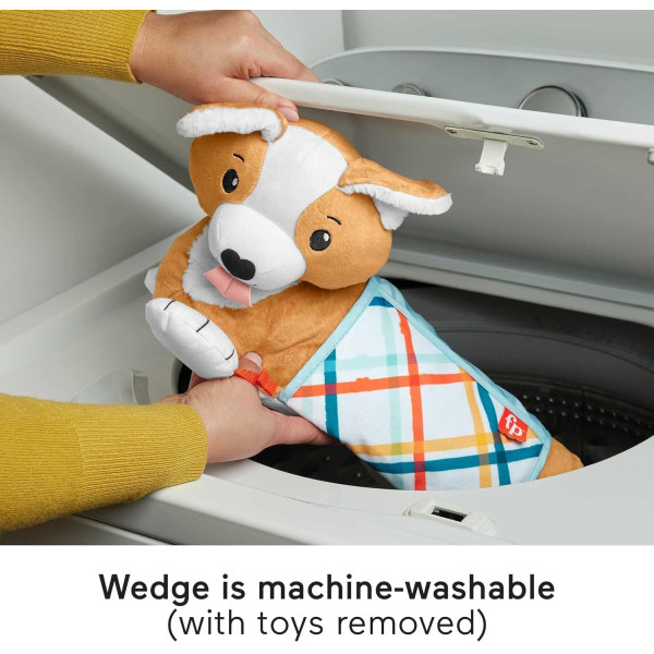 М'яка іграшка для гри на животику Цуценя 3 в 1 Фішер-Прайс Fisher-Price 3-in-1 Plush Puppy Tummy Wedge (HJW10)