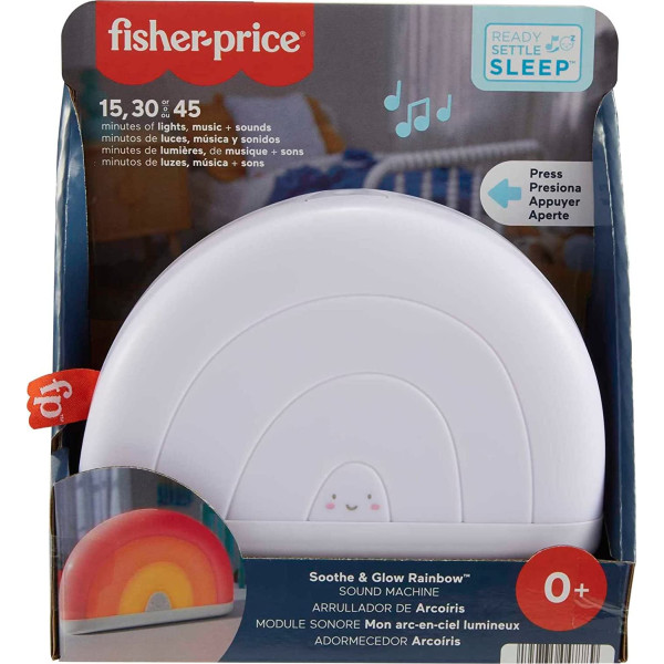 Музичний нічник Веселка Фішер Прайс Fisher-Price Sound Machine Soothe & Glow Rainbow (HGB91)