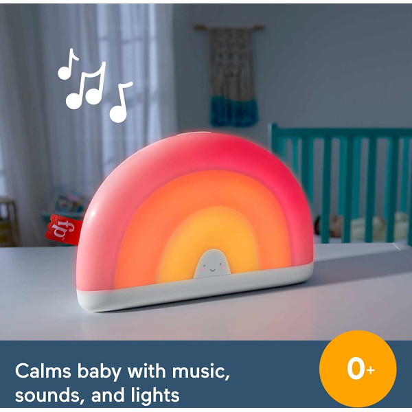 Музичний нічник Веселка Фішер Прайс Fisher-Price Sound Machine Soothe & Glow Rainbow (HGB91)