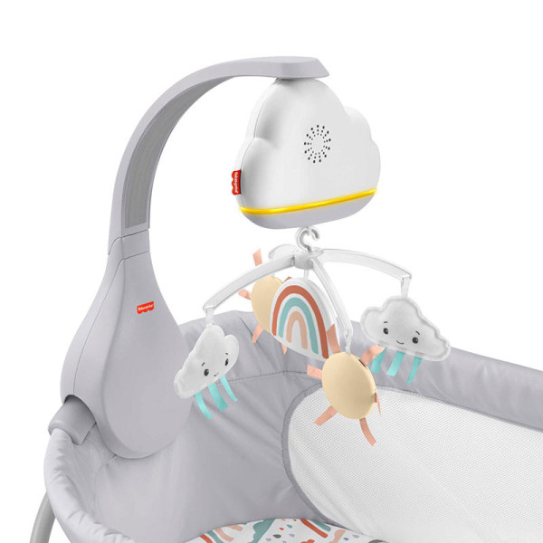 Мобіль нічник 2 в 1 Фішер прайс Грайливі хмаринки Fisher-Price Rainbow Showers to Bedside Mobile (HBP40)